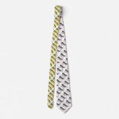 Ameisen auf einer Log Celery Peanut Butter Raisins Krawatte (Rückseite)