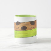 Ameisen auf einer Log Celery Raisins Peanut Butter Tasse (Zentrum)