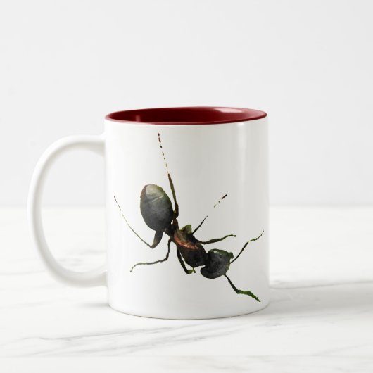 Ameisen auf meiner Tasse (Links)