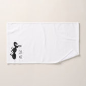 Ameisen-Design-Monogramm Badhandtuch Set (Handtuch)