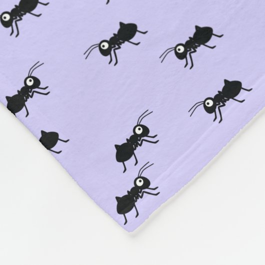 Ameisen Fleecedecke (Ecke)