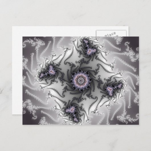 Ameisen - Fraktal Postkarte (Vorne/Hinten)