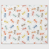 Ameisen Geschenkpapier (Flach)
