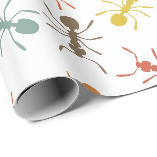 Ameisen Geschenkpapier (Rolleneckpunkt)