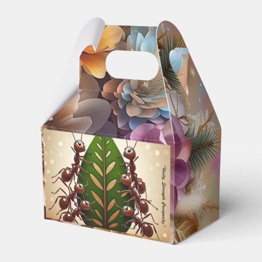 "Ameisen im Goldrausch" Geschenkschachtel (Vorderseite)