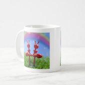 Ameisen im Gras - Beste Freunde Kaffeetasse (Vorderseite Links)