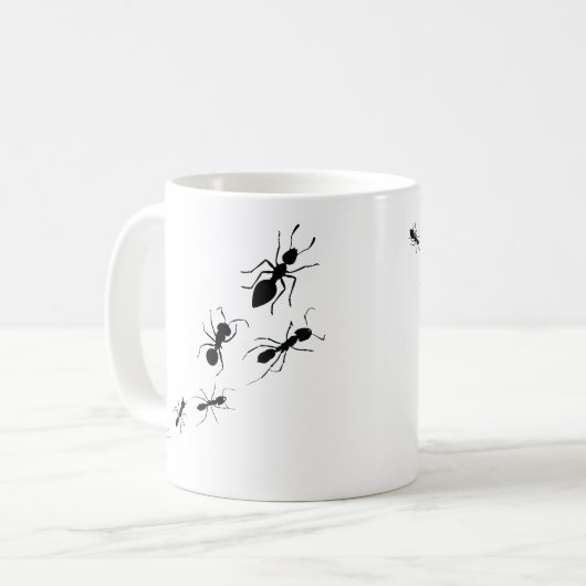 Ameisen im Haus Go Marching Kaffeetasse (Vorderseite Links)