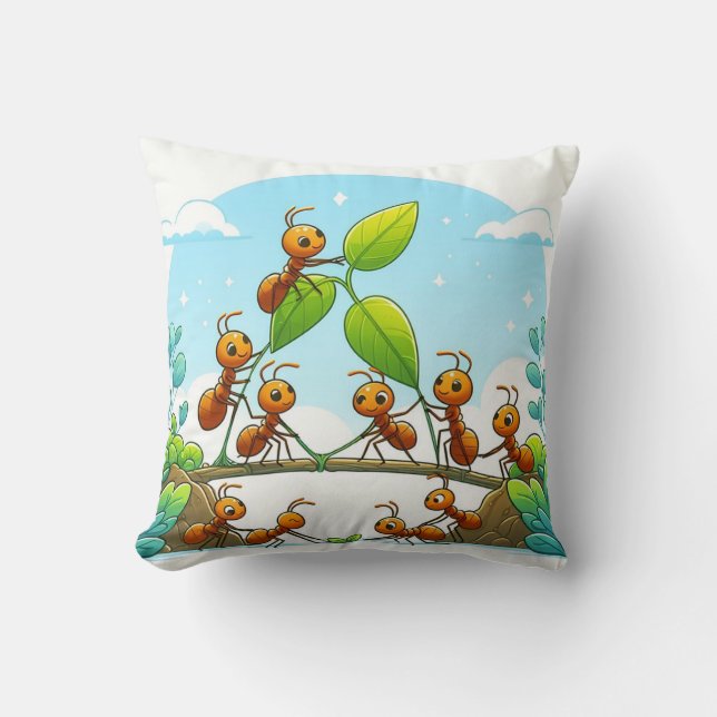 Ameisen in Wonderland Pillow Kissen (Vorderseite)