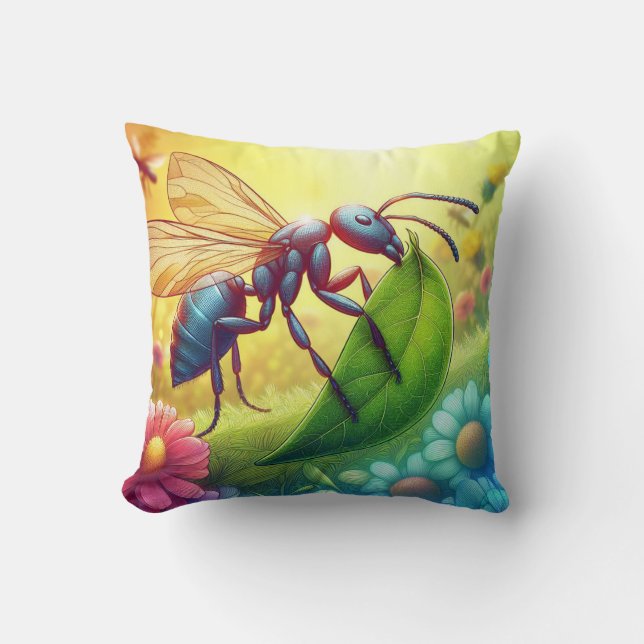 Ameisen in Wonderland Pillow Kissen (Vorderseite)
