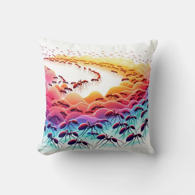 Ameisen in Wonderland Pillow Kissen (Vorderseite)