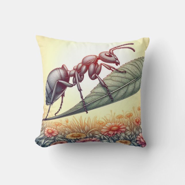 Ameisen in Wonderland Pillow Kissen (Vorderseite)