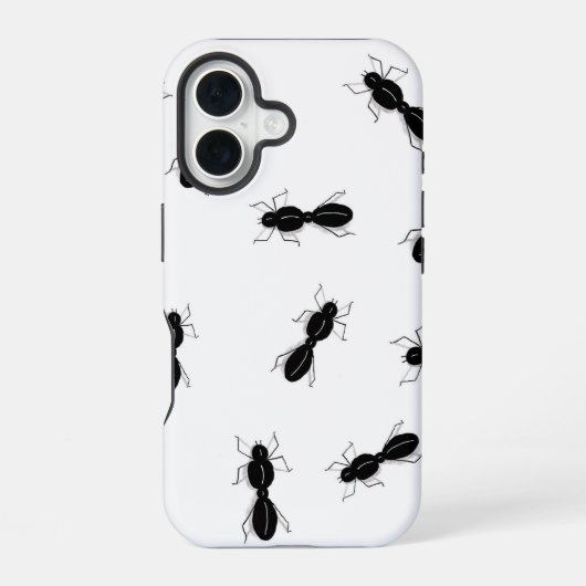 Ameisen iPhone 16 Hülle (Rückseite)