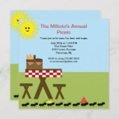 Ameisen kommen Picnic herein marschierend Einladung (Vorne/Hinten)