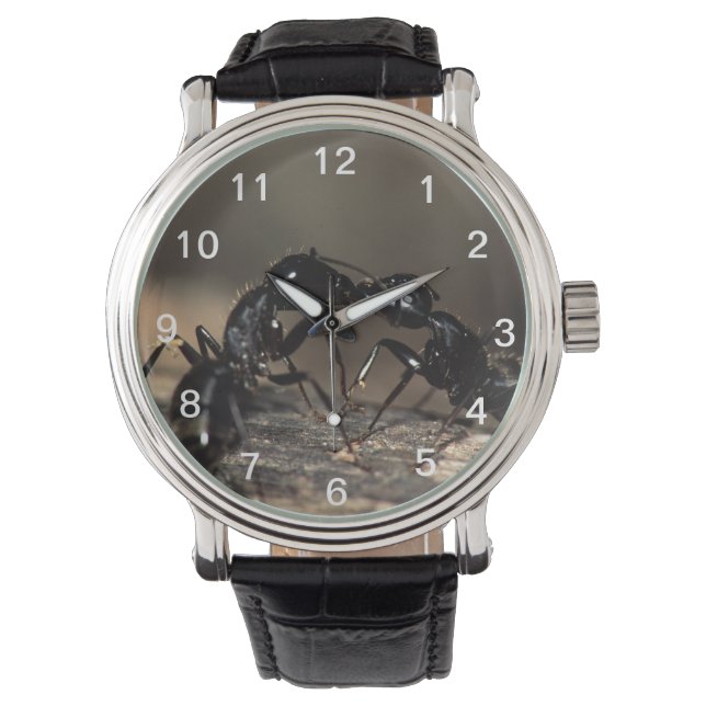 Ameisen küssen armbanduhr (Vorderseite)