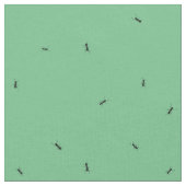 Ameisen, Lebensgröße, grüner Hintergrund Stoff (Nahaufnahme)