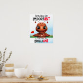 Ameisen-Lesezeichen-Gebärdensprache Poster (Küche)