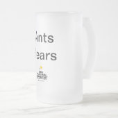 Ameisen Mattglas Bierglas (VorderseiteRechts)