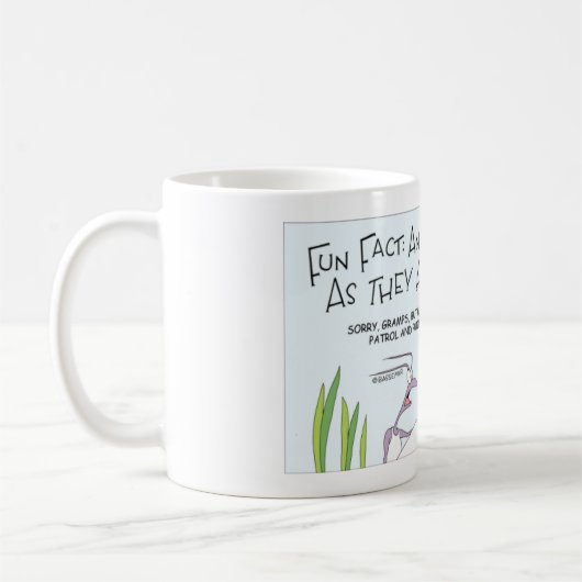 Ameisen-Spaß-Tatsache über Jobs Kaffeetasse (Links)