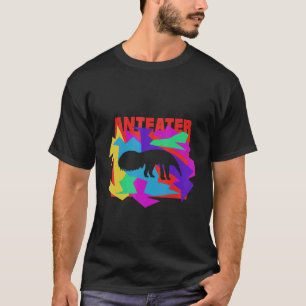 Ameisenbär Tier Mosaik Puzzle T-Shirt