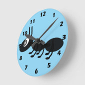 Ameisendesign Runde Wanduhr (Winkel)