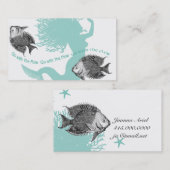 Ameisenfluss und Fisch Visitenkarte (Vorne/Hinten)