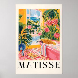 Ameisenigel in der Badewanne Kunstprint im Stil vo Poster