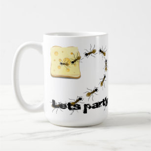 Ameiseninsektenpfad lustiges Party niedlich Kaffeetasse