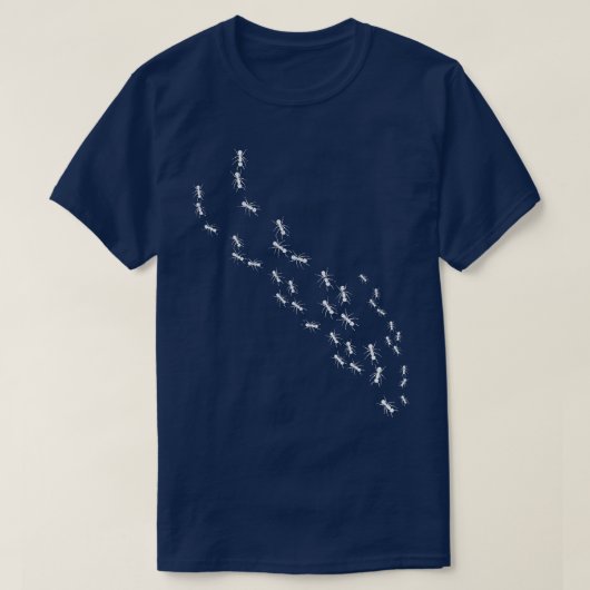 Ameisenlinie Behaltend T-Shirt (Design vorne)