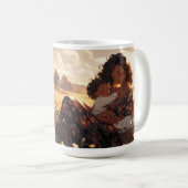 Ameisenmutter auf der Morgenwiese Kaffeetasse (VorderseiteRechts)