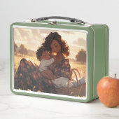 Ameisenmutter auf der Morgenwiese Metall Brotdose (Beispiel)