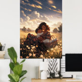 Ameisenmutter auf der Morgenwiese - Ultra groß Poster (Heimbüro)