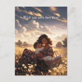 Ameisenmutter auf der Morgenwiese - Ultra groß Postkarte (Vorderseite)