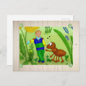 Ameisenritter Postkarte (Vorne/Hinten)