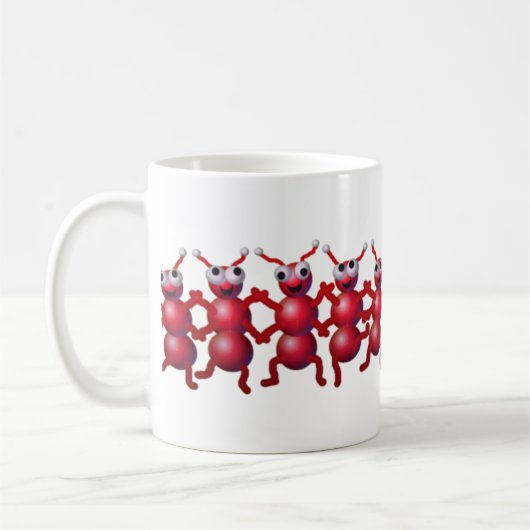Ameisentanz Kaffeetasse (Links)