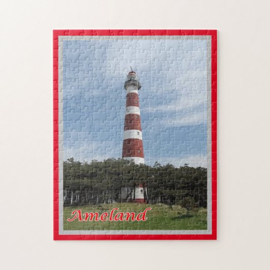 Ameland - Holland - Friesen - Leuchtturm - Puzzle (Vertikal)