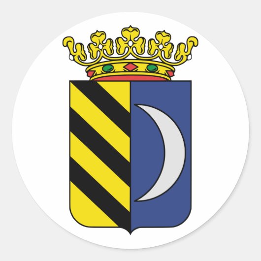 Ameland, Niederlande Runder Aufkleber (Vorderseite)