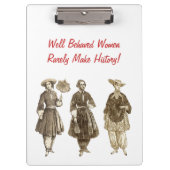 Amelia Bloomer Zwischenablage - kann Personalisier Klemmbrett (Vorderseite)