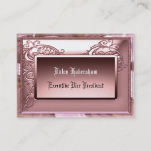 Amelia Blush Anpassbar Visitenkarte