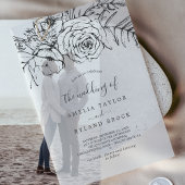 AMELIA Classic Bohemisch Floral Botanical Wedding Pergament Einladungen