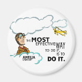 Amelia Earhart am effektivsten machen Magnet (Vorne)