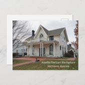 Amelia Earhart Birthplace Postkarte (Vorne/Hinten)