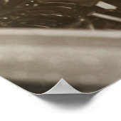 Amelia Earhart Candid Airplane Cockpit Foto 1937 Poster (Ecke)