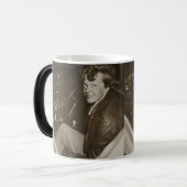 Amelia Earhart Candid Airplane Cockpit Foto 1937 Verwandlungstasse (Vorderseite Links)
