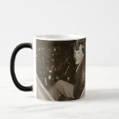 Amelia Earhart Candid Airplane Cockpit Foto 1937 Verwandlungstasse (Links)