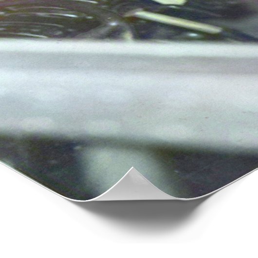 Amelia Earhart Candid Flugzeug Cockpit Colorized Poster (Ecke)