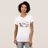 Amelia Earhart die meiste effektive Art, SIE ZU T-Shirt (Vorne ganz)