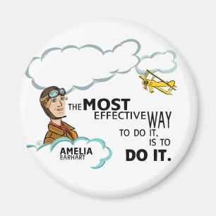 Amelia Earhart die meiste effektive Art TUN SIE Magnet