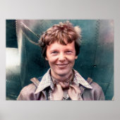 Amelia Earhart ihre Lockheed Model 10-E Electra Poster (Vorne)