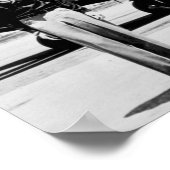 Amelia Earhart Lockheed Electra C 1937 B & W Poste Poster (Ecke)