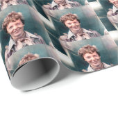 Amelia Earhart Lockheed Model 10-E Electra 1937 Geschenkpapier (Rolleneckpunkt)